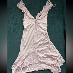 Wild Fable Light Pink Ruffled Chemise